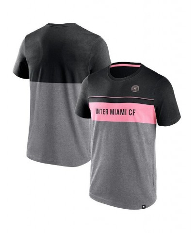 Men's Branded Black, Gray Inter Miami CF Striking Distance T-shirt $18.00 T-Shirts