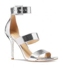 Women's Amal Dress Sandals Silver $44.97 Shoes