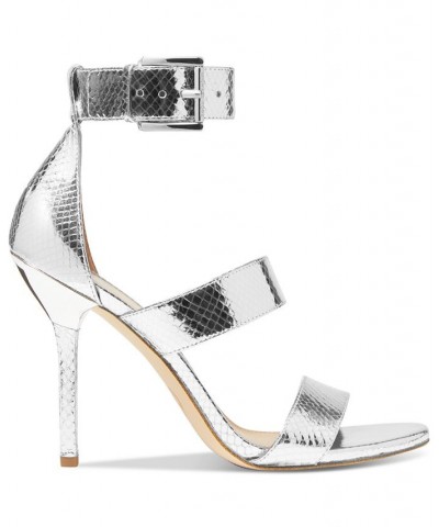 Women's Amal Dress Sandals Silver $44.97 Shoes