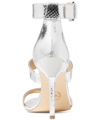 Women's Amal Dress Sandals Silver $44.97 Shoes