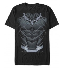 Marvel Men's Black Panther Suit Costume Short Sleeve T-Shirt Black $18.54 T-Shirts