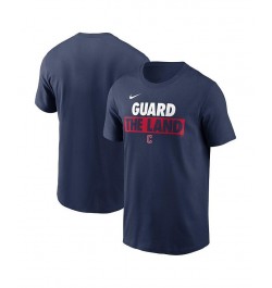 Men's Navy Cleveland Guardians Rally Rule T-shirt $18.90 T-Shirts