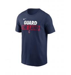 Men's Navy Cleveland Guardians Rally Rule T-shirt $18.90 T-Shirts