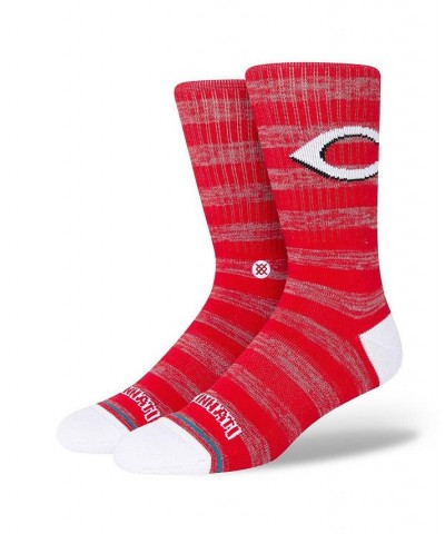 Men's Cincinnati Reds Twist Logo Crew Socks $12.69 Socks