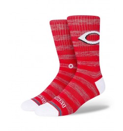 Men's Cincinnati Reds Twist Logo Crew Socks $12.69 Socks