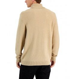 Men's Chunky Turtleneck Sweater Tan/Beige $18.14 Sweaters