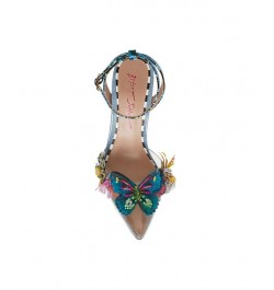 Women's Nadya Closed Toe Butterfly Embellishment Pumps Blue Multi $54.74 Shoes