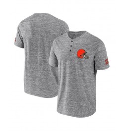 Men's NFL x Darius Rucker Collection by Heathered Gray Cleveland Browns Slub Henley T-shirt $25.51 T-Shirts