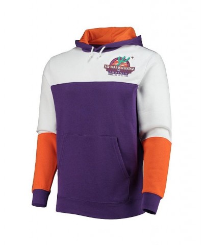 Men's Purple NBA Hardwood Classics 1995 All-Star Game Colorblock Fusion Pullover Hoodie $41.65 Sweatshirt