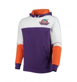 Men's Purple NBA Hardwood Classics 1995 All-Star Game Colorblock Fusion Pullover Hoodie $41.65 Sweatshirt