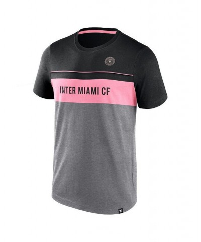 Men's Branded Black, Gray Inter Miami CF Striking Distance T-shirt $18.00 T-Shirts