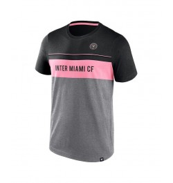 Men's Branded Black, Gray Inter Miami CF Striking Distance T-shirt $18.00 T-Shirts