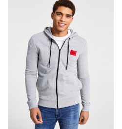 Hugo Boss Men's Daple212 Regular-Fit Full-Zip Hoodie Gray $56.58 Sweatshirt