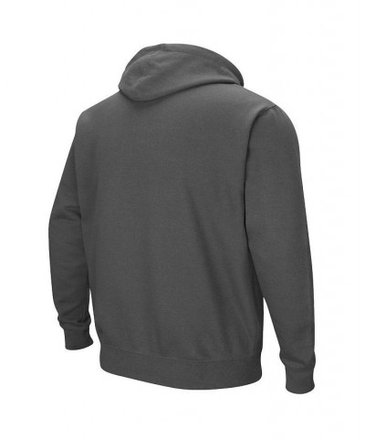 Men's Charcoal South Florida Bulls Arch and Logo Pullover Hoodie $32.44 Sweatshirt