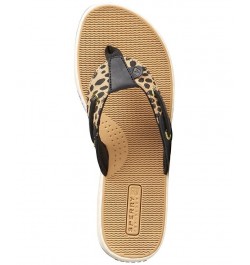 Women's Seafish Flip-Flop Sandal Blue $30.10 Shoes