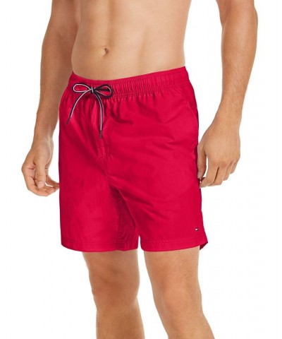 Men's Solid 7" Swim Trunks PD04 $18.12 Swimsuits