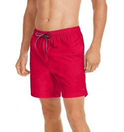 Men's Solid 7" Swim Trunks PD04 $18.12 Swimsuits