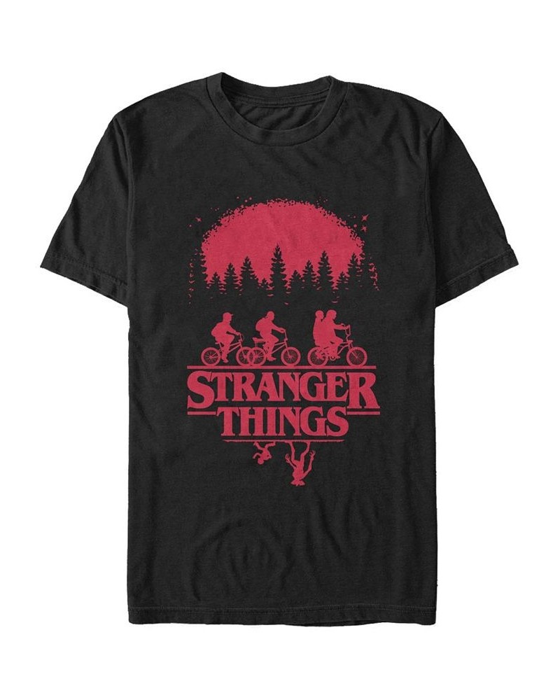 Men's Stranger Things Simple Poster Short Sleeve T-shirt Black $14.00 T-Shirts