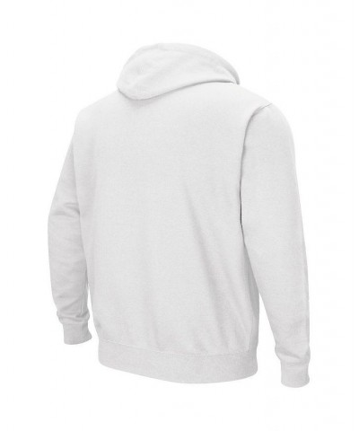 Men's White Iowa State Cyclones Arch & Logo 3.0 Pullover Hoodie $35.39 Sweatshirt