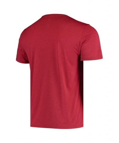 Men's Heathered Cardinal USC Trojans Baseball Logo Stack Legend Performance T-shirt $23.00 T-Shirts