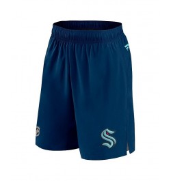 Men's Branded Deep Sea Blue Seattle Kraken Authentic Pro Rink Shorts $26.10 Shorts