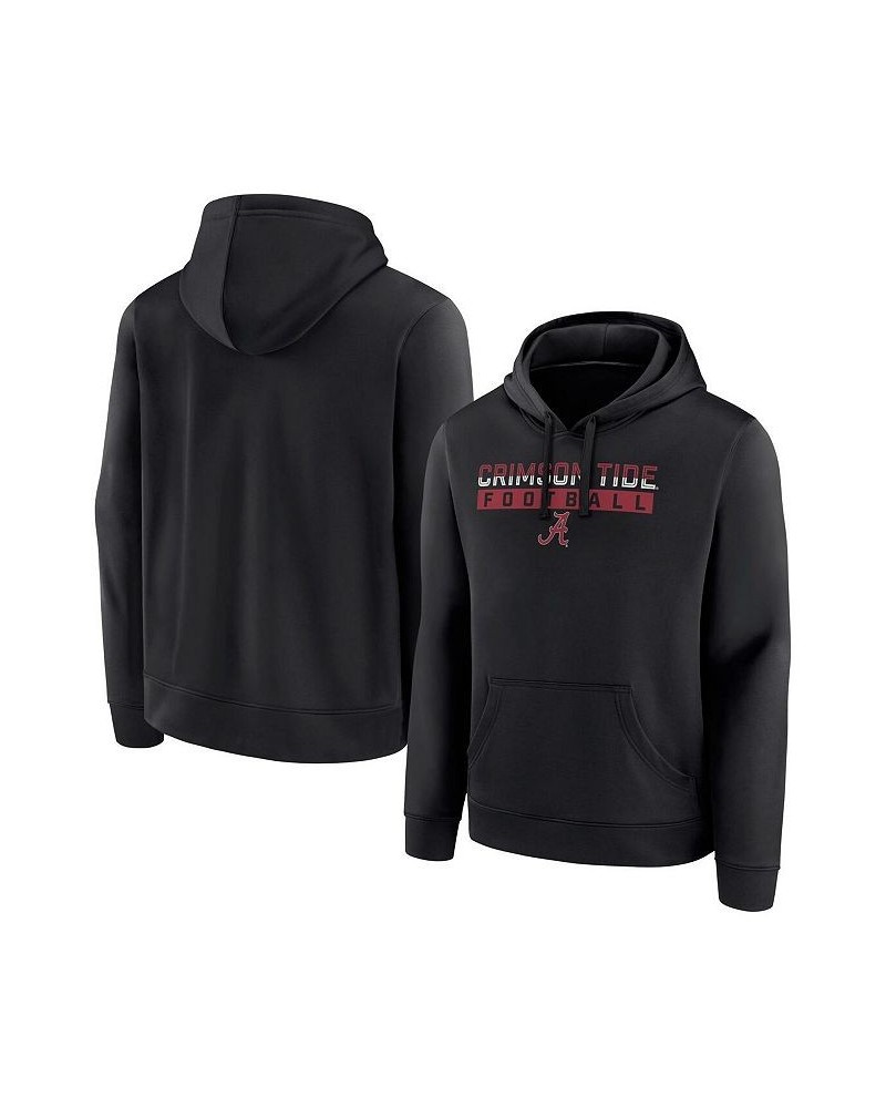 Men's Branded Black Alabama Crimson Tide Favorite Weekend Pullover Hoodie $32.99 Sweatshirt