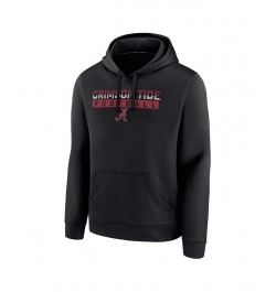 Men's Branded Black Alabama Crimson Tide Favorite Weekend Pullover Hoodie $32.99 Sweatshirt