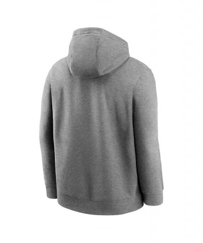 Men's Heathered Gray Los Angeles Rams City Code Club Fleece Pullover Hoodie $35.70 Sweatshirt