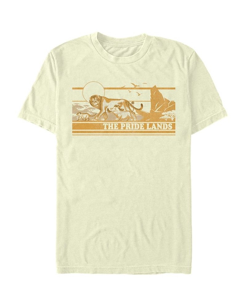 Disney Men's The Lion King Live Action Tonal Pride Lands Poster Short Sleeve T-Shirt Tan/Beige $18.89 T-Shirts