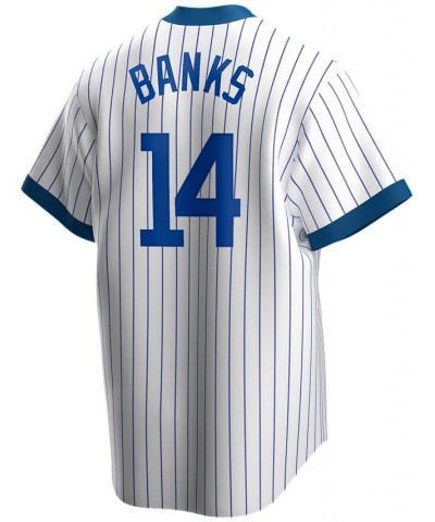 Men's Ernie Banks Chicago Cubs Coop Player Replica Jersey $50.75 Jersey