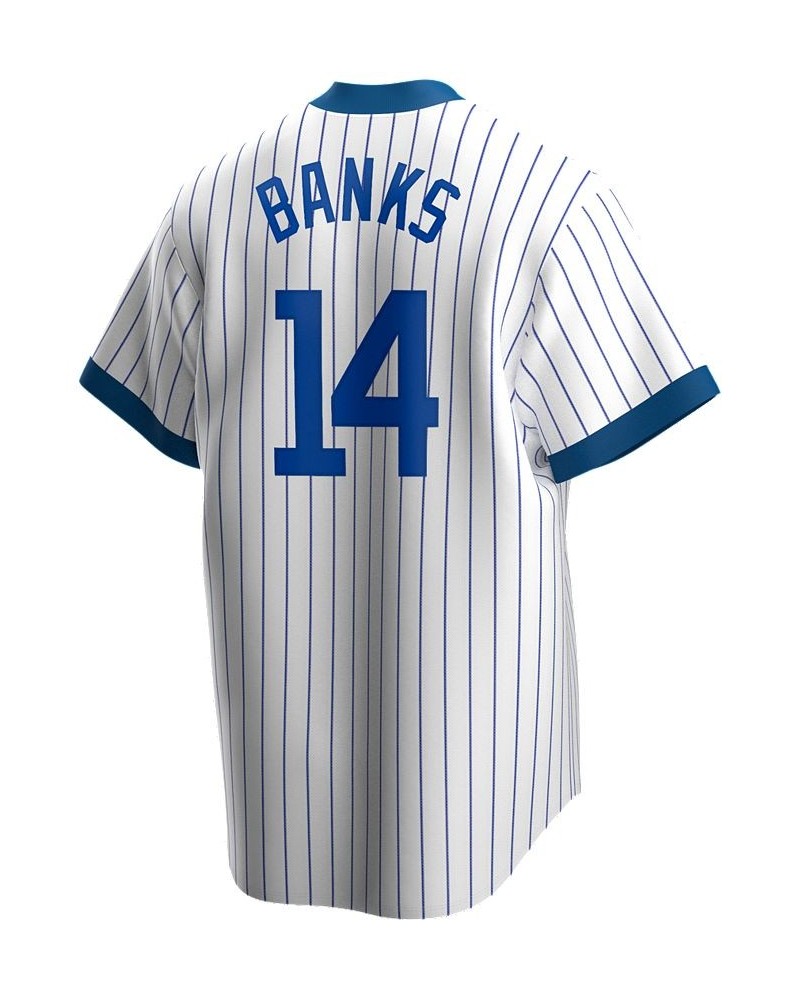 Men's Ernie Banks Chicago Cubs Coop Player Replica Jersey $50.75 Jersey