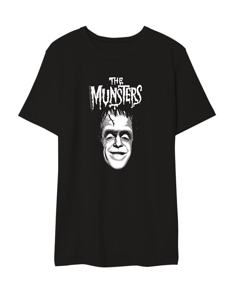 The Munsters Men's Graphic Tshirt Black $18.89 T-Shirts