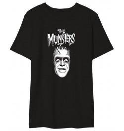 The Munsters Men's Graphic Tshirt Black $18.89 T-Shirts