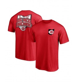 Men's Red Cincinnati Reds Hometown Collection Big Red Machine Logo T-shirt $25.19 T-Shirts