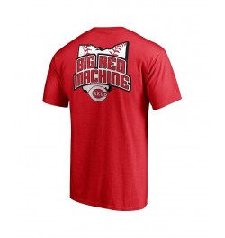 Men's Red Cincinnati Reds Hometown Collection Big Red Machine Logo T-shirt $25.19 T-Shirts