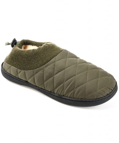 Men's Fargo Clog Slippers Green $24.25 Shoes