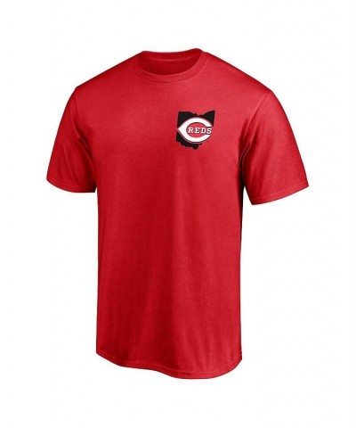 Men's Red Cincinnati Reds Hometown Collection Big Red Machine Logo T-shirt $25.19 T-Shirts