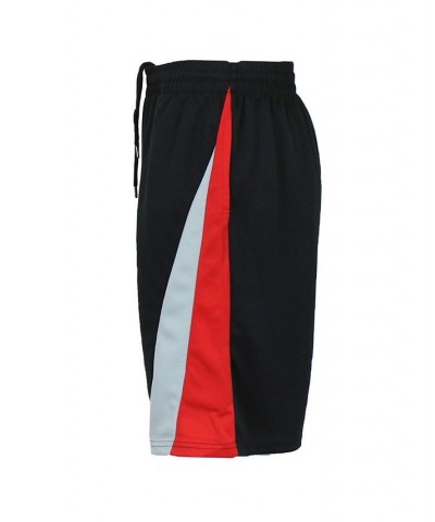 Men's Active Training Modern-Fit Moisture-Wicking Colorblocked Mesh Basketball Shorts PD01 $13.63 Shorts