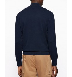 BOSS Men's Regular-Fit Sweater Blue $49.05 Sweaters