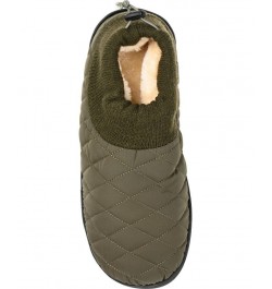 Men's Fargo Clog Slippers Green $24.25 Shoes