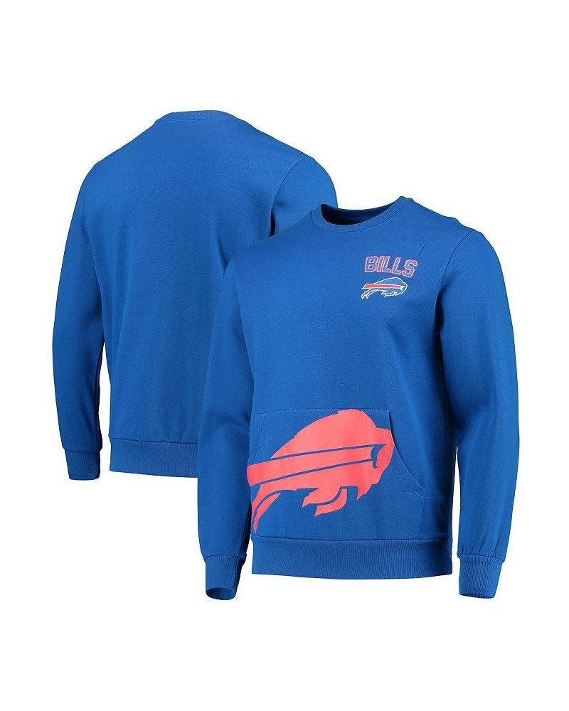 Men's Royal Buffalo Bills Pocket Pullover Sweater $34.21 Sweaters