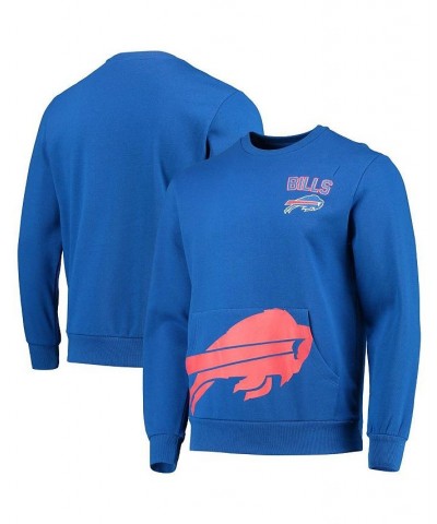 Men's Royal Buffalo Bills Pocket Pullover Sweater $34.21 Sweaters