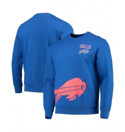 Men's Royal Buffalo Bills Pocket Pullover Sweater $34.21 Sweaters