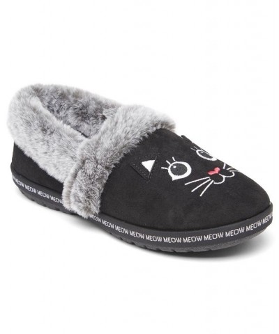 Women's BOBS for Cats Too Cozy Meow Pajamas Slipper Shoes Black $22.80 Shoes