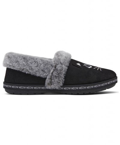 Women's BOBS for Cats Too Cozy Meow Pajamas Slipper Shoes Black $22.80 Shoes