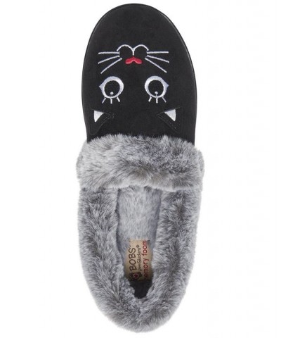 Women's BOBS for Cats Too Cozy Meow Pajamas Slipper Shoes Black $22.80 Shoes