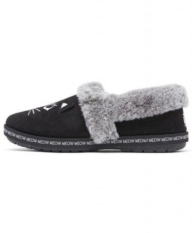 Women's BOBS for Cats Too Cozy Meow Pajamas Slipper Shoes Black $22.80 Shoes