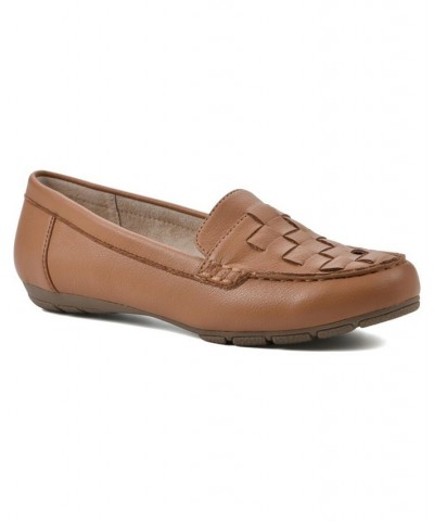 Women's Giver Moc Comfort Loafer Tan, Tumbled, Smooth $28.98 Shoes