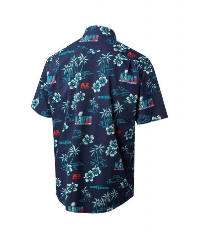 Men's Navy Super Bowl LVII Button-Down Shirt $40.30 Shirts