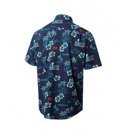 Men's Navy Super Bowl LVII Button-Down Shirt $40.30 Shirts